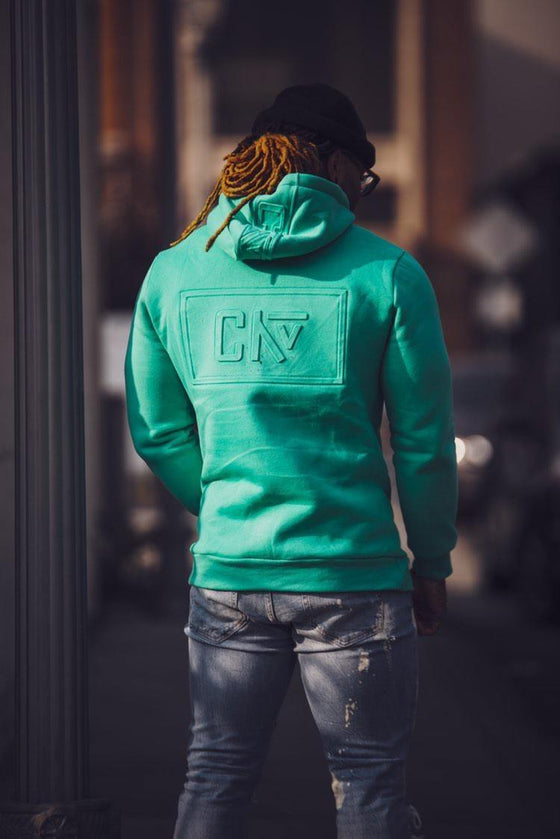 New Dawn Hoodie in Teal Green - Campus Kollectiv