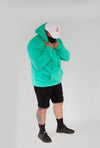 New Dawn Hoodie in Teal Green - Campus Kollectiv