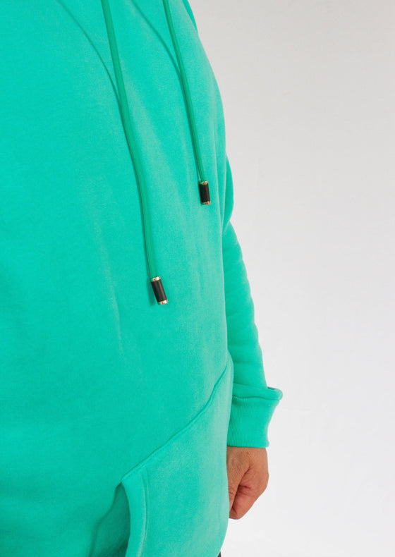 New Dawn Hoodie in Teal Green - Campus Kollectiv