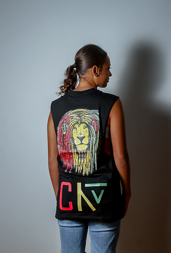 Vinyl Print ROAR Muscle Top