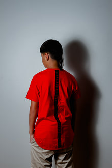  LOCALS curved hem tee - Red